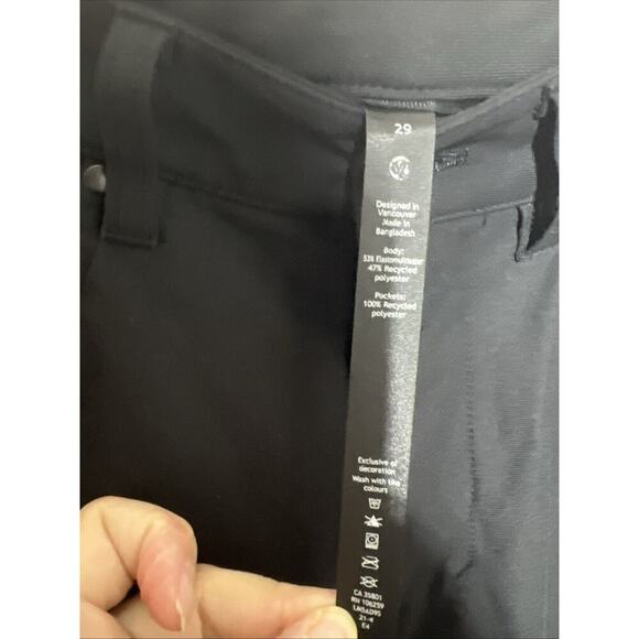 Lululemon ABC Pants Women Sz 29 Slim Fit Warpstreme 5 Pocket Blue LM5AD9S - Picture 2 of 9